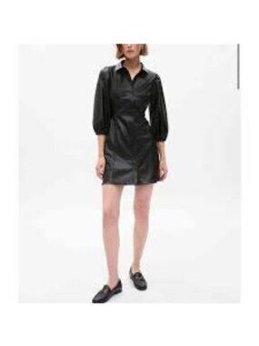 Gap NWT Women's Button Up Mini Dress Brown Size XXS